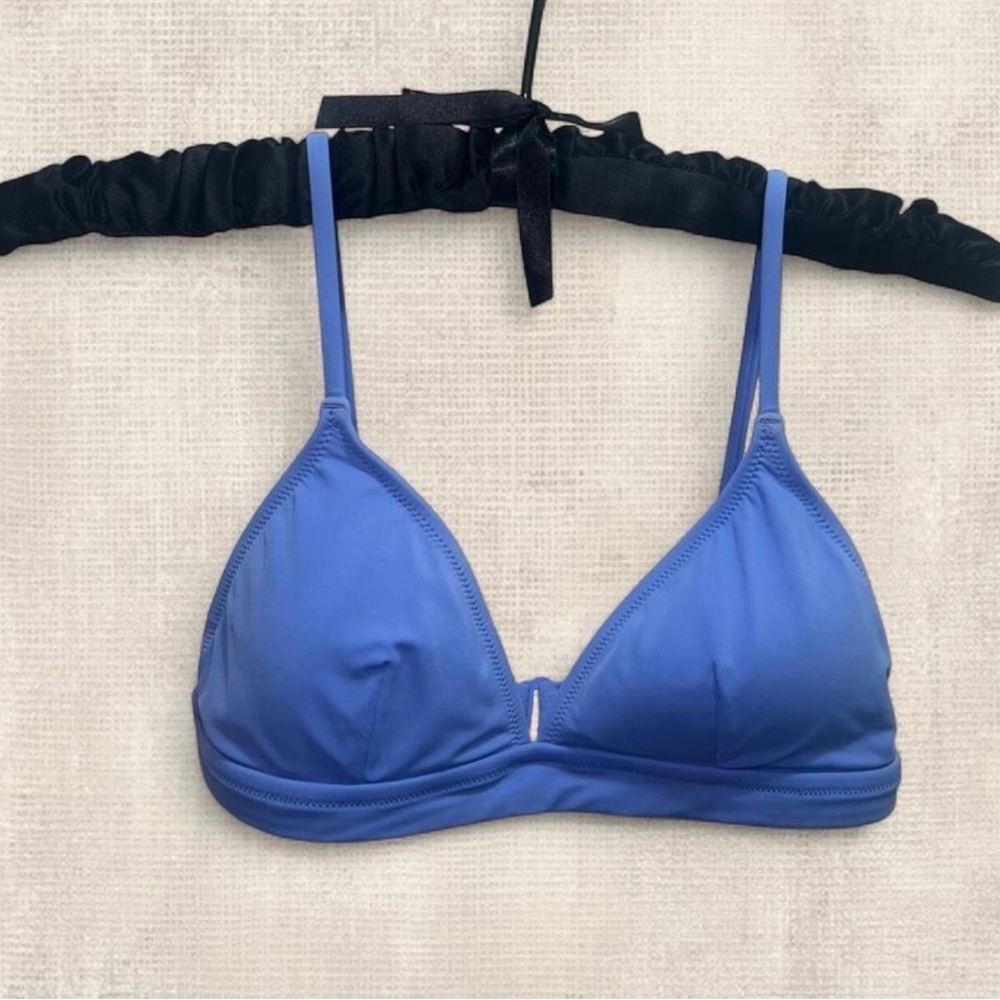 J. Crew Blue Bikini Top